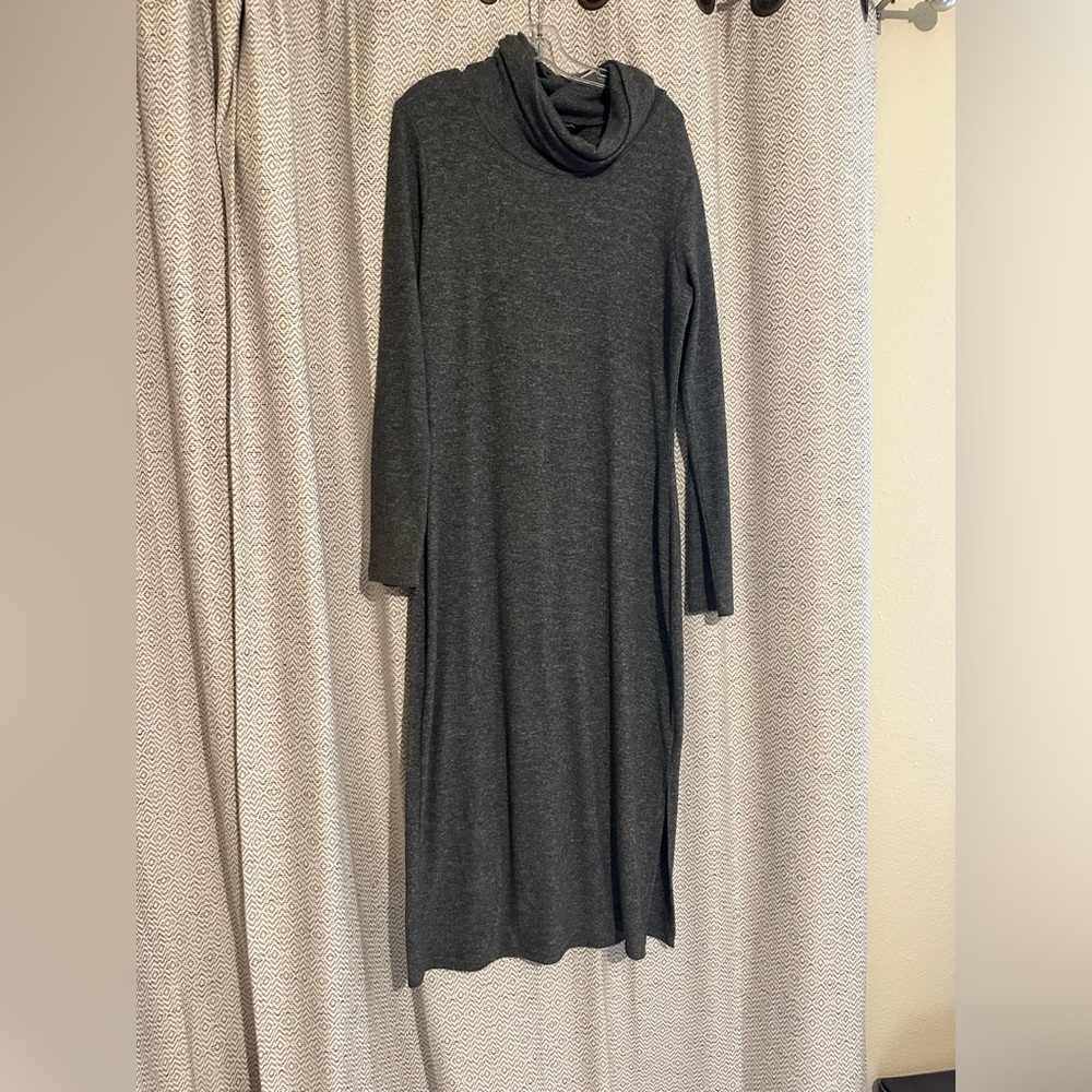 Long Tall Sally Turtleneck Sweat Dress